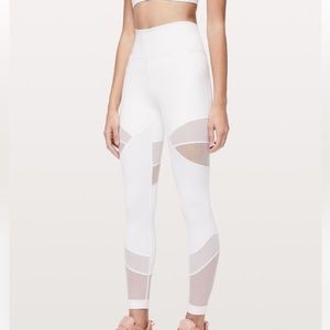 ‼️Lululemon High Wasted Leggings White